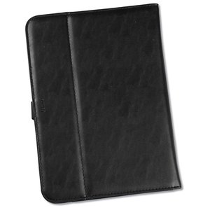 Additional Image 2 - a black leather case with a strap