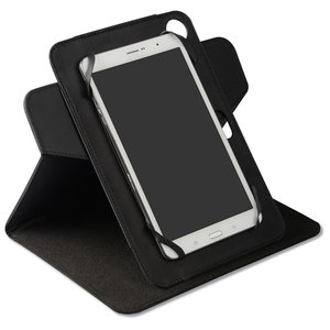 Additional Image 1 - a black cell phone on a stand