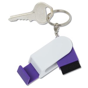 Additional Image 1 - a keychain with a whistle