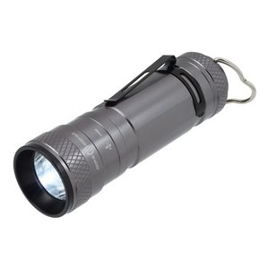 Additional Image 2 - a grey flashlight with a black handle