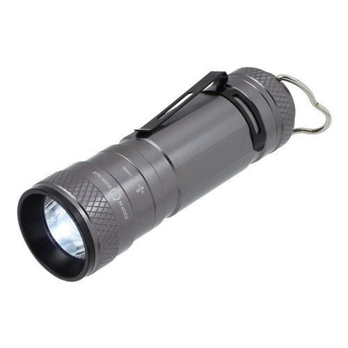 Additional Image 2 - a grey flashlight with a black handle