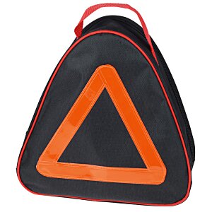 Additional Image 1 - a triangle shaped bag with a red string