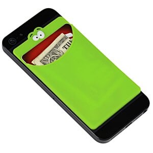 Additional Image 3 - a green cell phone with a black border