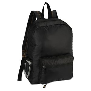 Additional Image 1 - a black backpack with a strap