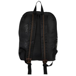 Additional Image 2 - a black backpack with straps
