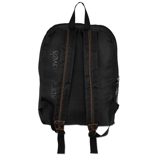 Additional Image 2 - a black backpack with straps