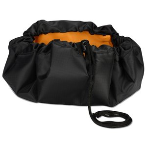 Additional Image 3 - a black and orange pouch