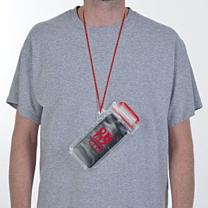 Additional Image 4 - a man wearing a lanyard with a cell phone attached to his chest