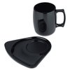 View Image 2 of 2 of Snack Plate and Mug Set - Opaque