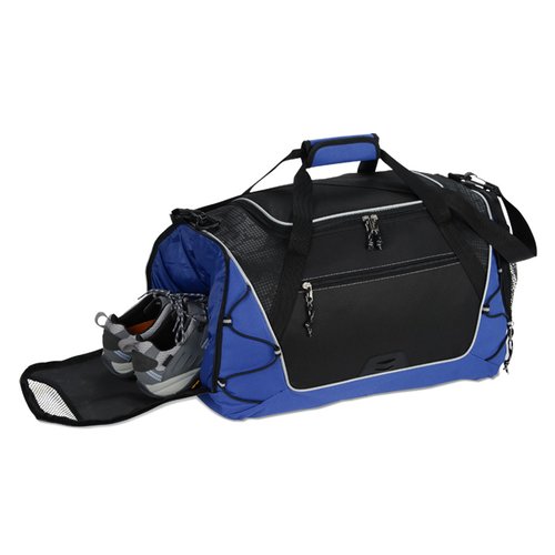 Additional Image 1 - a blue and black duffel bag