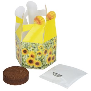 Additional Image 1 - a yellow bag with a brown cookie and a piece of paper