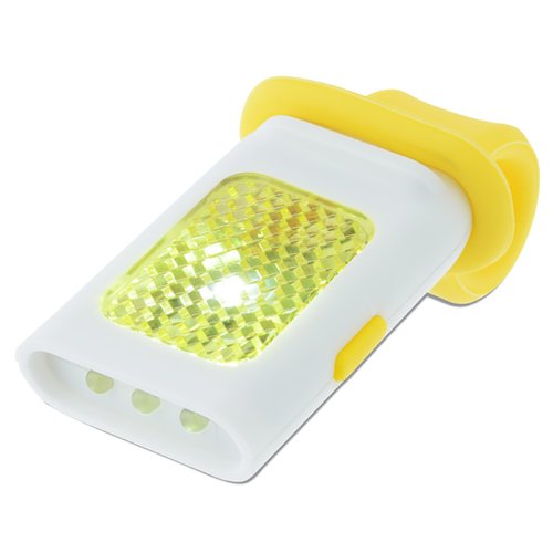Additional Image 3 - a small white and yellow flashlight