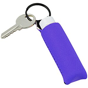 Additional Image 1 - a key chain with a purple handle