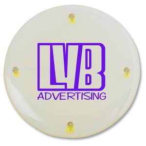 Additional Image 2 - a white circle with purple letters