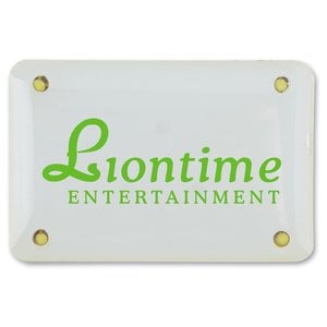 Additional Image 2 - a white rectangular sign with green text