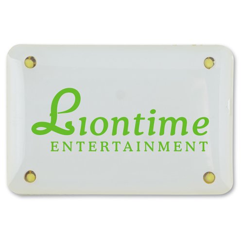 Additional Image 2 - a white rectangular sign with green text