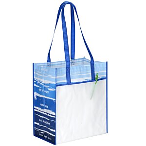 Additional Image 1 - a blue and white bag