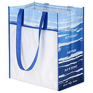 Additional Image 3 - a blue and white bag