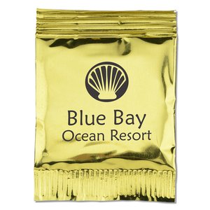 Additional Image 1 - a small yellow packet with black text