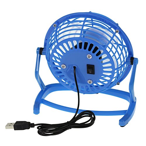 Additional Image 2 - a blue fan with a cord