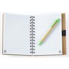 View Image 2 of 3 of Larsen Card Window Notebook and Pen - Closeout
