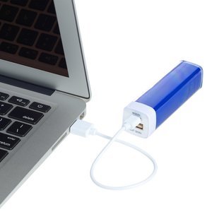 Additional Image 2 - a blue battery next to a laptop