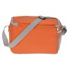 an orange cooler bag with a strap