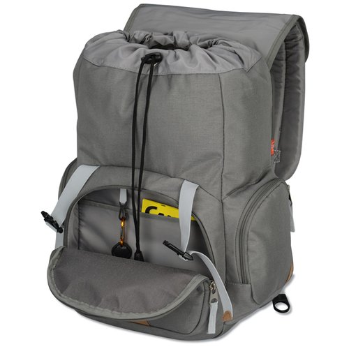 Additional Image 1 - a grey backpack with a strap