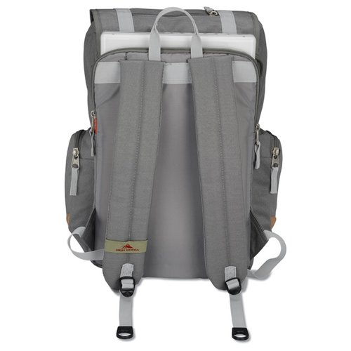Additional Image 2 - a grey backpack with a white background