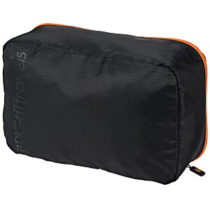 Additional Image 5 - a black bag with orange zipper