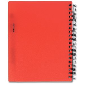 Additional Image 3 - a red notebook with a spiral bound
