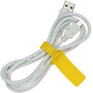 Additional Image 3 - a white cord with a yellow band