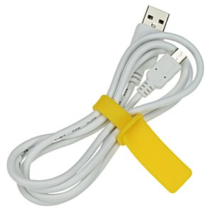 Additional Image 4 - a white cable with a yellow band