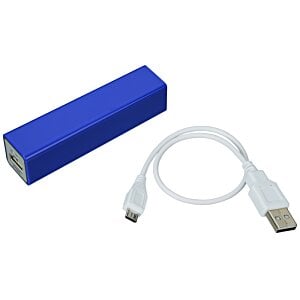 Additional Image 3 - a blue rectangular object with a white cord