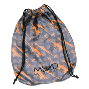 Additional Image 4 - a blue and orange backpack