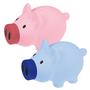 Additional Image 3 - a pink and blue pig