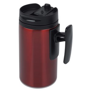 Additional Image 3 - a red and black coffee mug