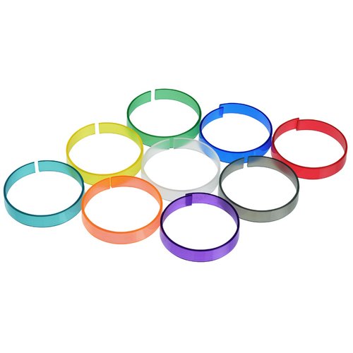 Additional Image 3 - a group of colorful rings