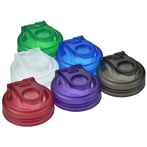 Additional Image 1 - a group of colorful plastic caps