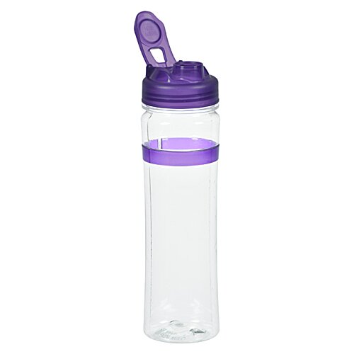 Additional Image 4 - a water bottle with a purple lid