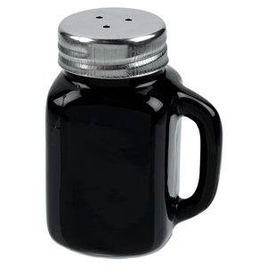 Additional Image 3 - a black glass container with a silver lid