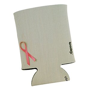 Additional Image 1 - a white can with a pink ribbon on it