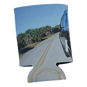 Additional Image 1 - a can cooler with a picture of a road