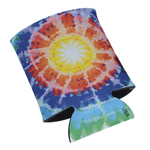 Additional Image 1 - a colorful can cooler with a sun design