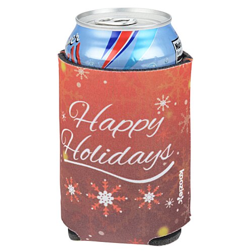 Additional Image 1 - a can in a red and white cooler