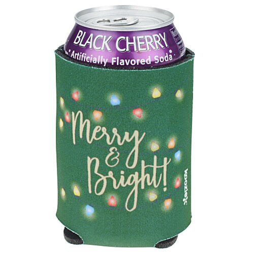 Additional Image 1 - a green can with a purple and white cover