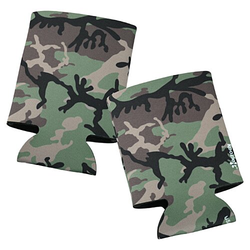 Additional Image 1 - a pair of green and black can coolers