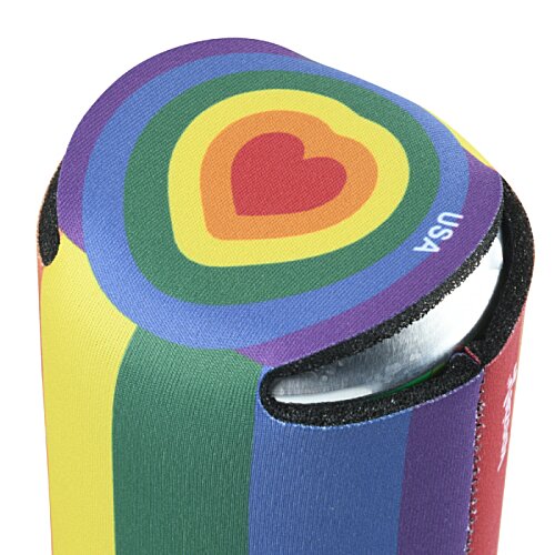Additional Image 2 - a rainbow colored object with a heart on it