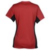 View Image 2 of 2 of Stain Release Performance Colorblock T-Shirt - Ladies' - Screen