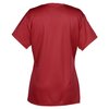 View Image 2 of 3 of BLU-X-DRI Stain Release Performance T-Shirt - Ladies' - Embroidered